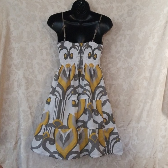 Speed Control White and Yellow Sundress* - Picture 2 of 3